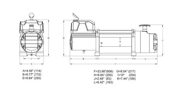 PRO 12500 24V Liertouw - Afbeelding 2
