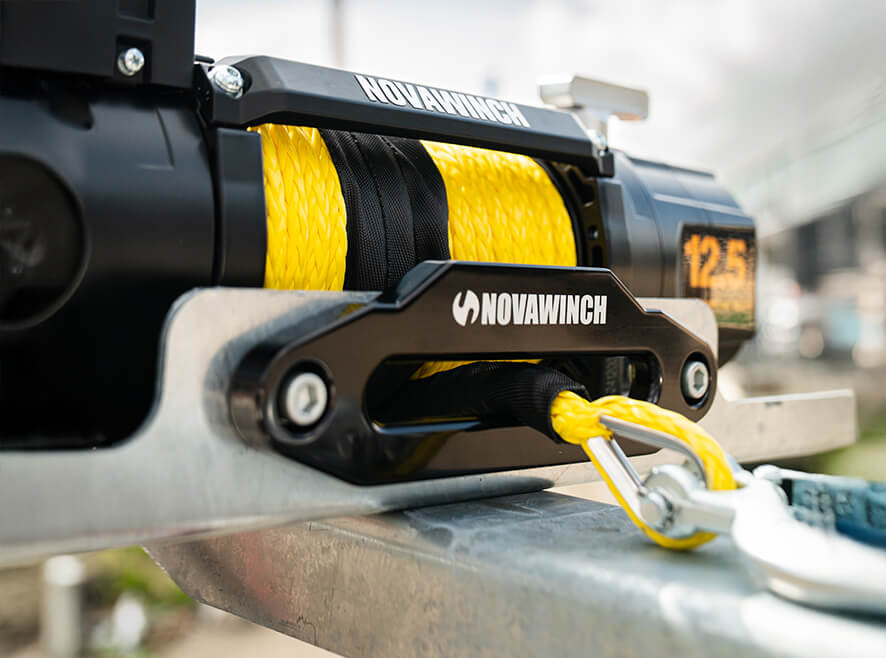 Novawinch lier voor aan aanhanger